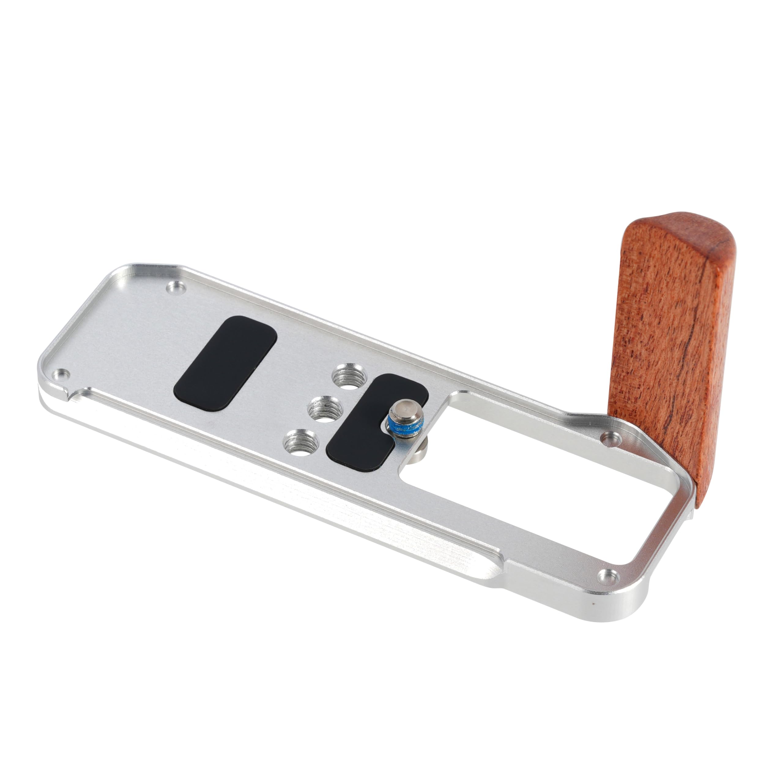 Hersmay Wooden Handle X-M5 Holzgriff L-Shape Handgriff für Fujifilm X-M5 Kamera, mit 1/4"-20 Halterungen, Arca Swiss Stativplatte