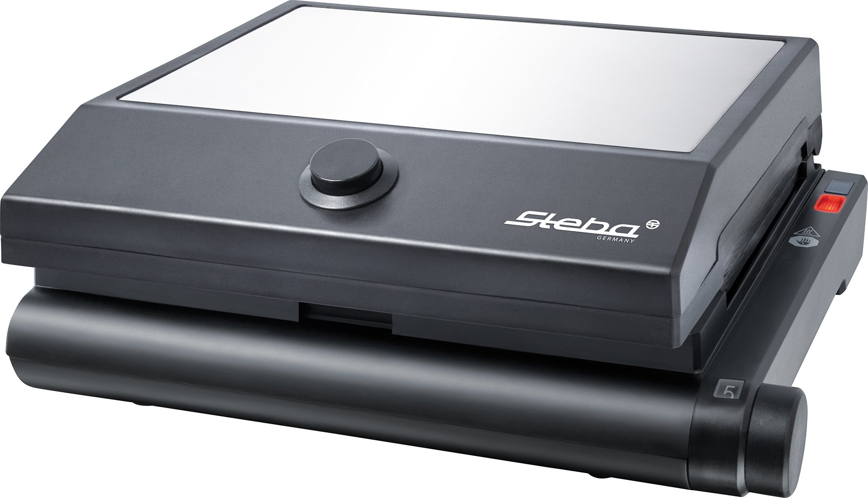 Steba SG 55 "3-in-1" Multi-Snack Maker, 1100 W, Silver/Black