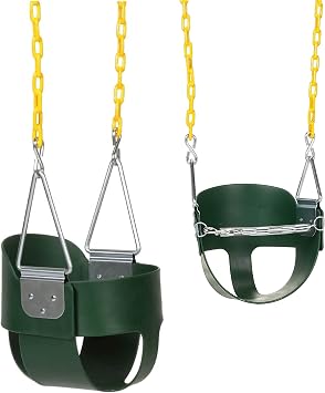 Eastern Jungle Gym Full Bucket Toddler Swing & Half Bucket Toddler Swing