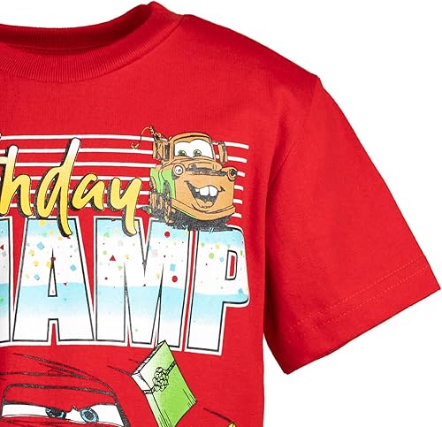 Miniatura 7 de Disney Mickey Mouse Pixar Toy Story Cars Lion King - Camiseta de cumpleaños para niños grandes