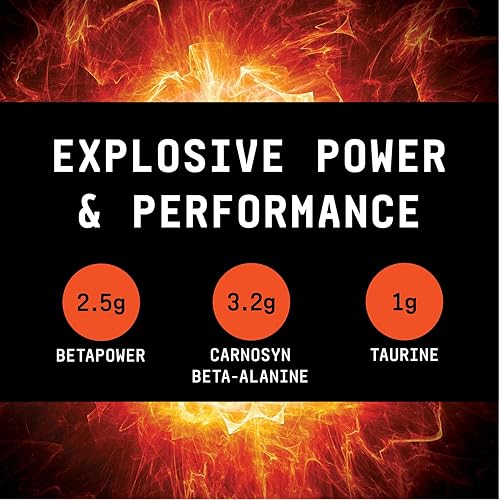 Miniatura 6 de Beyond Raw LIT AF  Fórmula avanzada en polvo para preentrenamiento de fuerza clínica  Contiene cafeína L-citrulina y nitrosigina  Fuegos