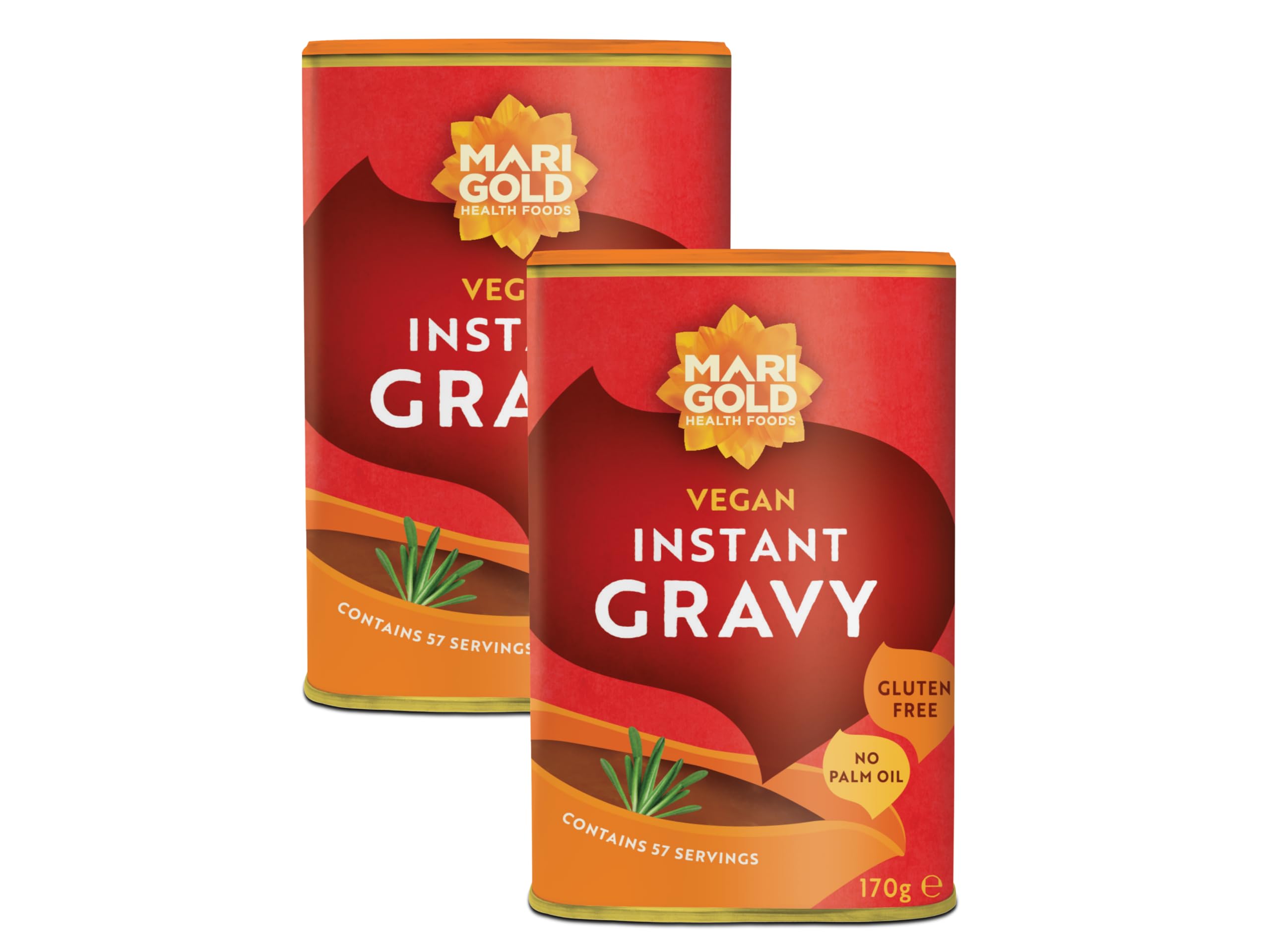 Marigold Health Foods Granules de sauce instantanée végétalienne - Sans gluten ni MSG - 170 g (paquet de 2)
