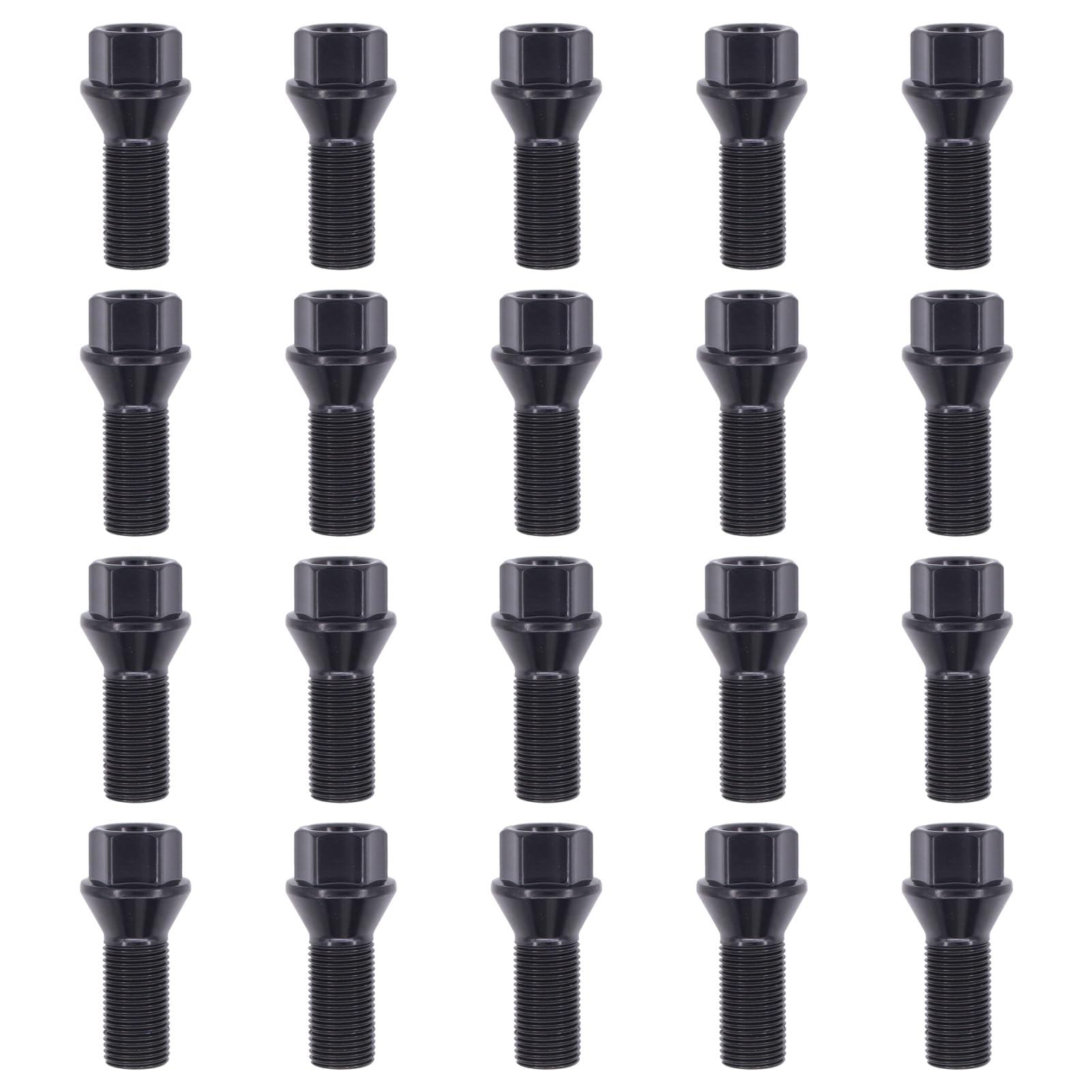 Radschraube Radbolzen Radschrauben M14x1,25 Radbefestigung Felgenbolzen Radwechsel Radmutter Kegelbund Radmontage Schrauben für 4er G26 5er F07 F11 F10 G30 G31 6er F12 F13 F06 G32 7er F01 G11 G12 E65