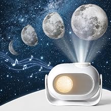 TOBTOS Night Light Projector, Galaxy Projector with Dynamic Lunar Eclipse