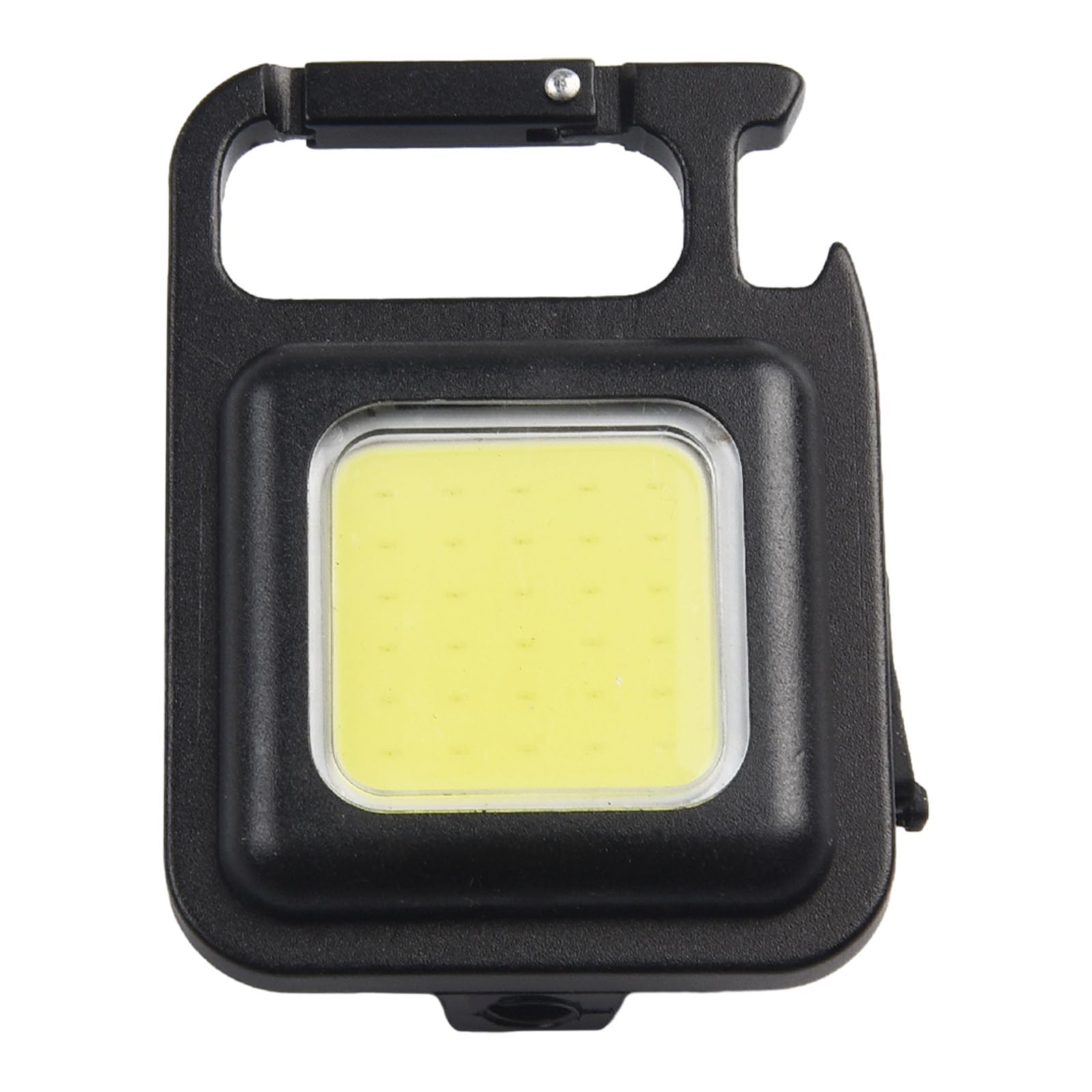 Keychain Flashlight,Mini LED Flashlight Portable Work Light Pocket Keychains Torch USB Rechargeable, Portable Pocket Light with Folding Bracket for Walking (ONLY Light)