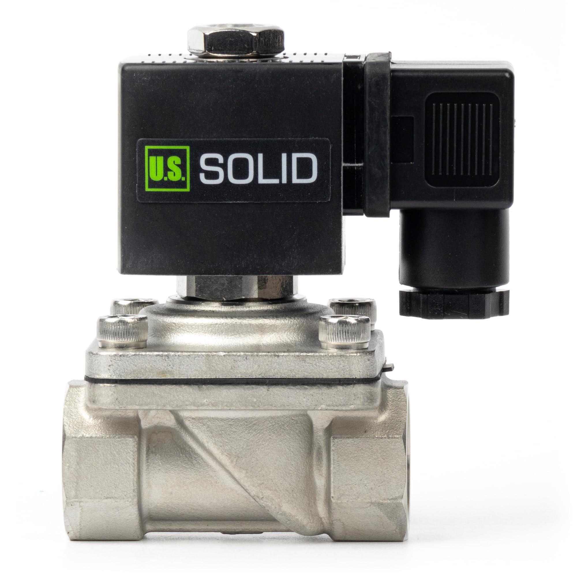 Électrovanne acier inoxydable 3/4 12V DC normalement fermée pour contrôle des fluides