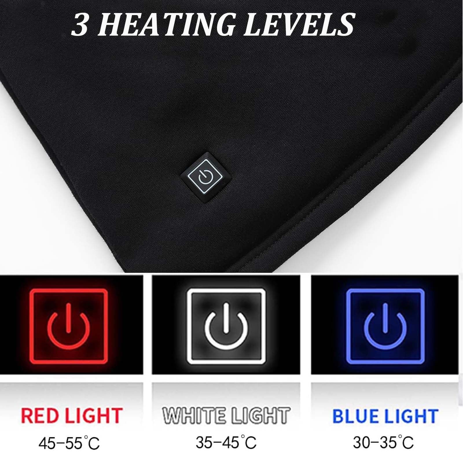 Pantaloni Riscaldati Intimo Termico Invernale Leggings Riscaldanti Elettrici Ricaricabili USB Con 12 Z1 Di Riscaldamento Elettrico E 3 Impostazioni Di Temperatura Per Tempo Freddo Inverno(Gray,4XL)