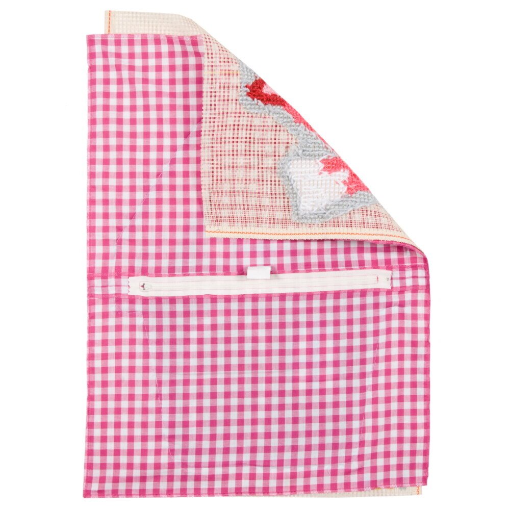 Vervaco 45 x 62 cm Cushion Back with Zipper, Pink