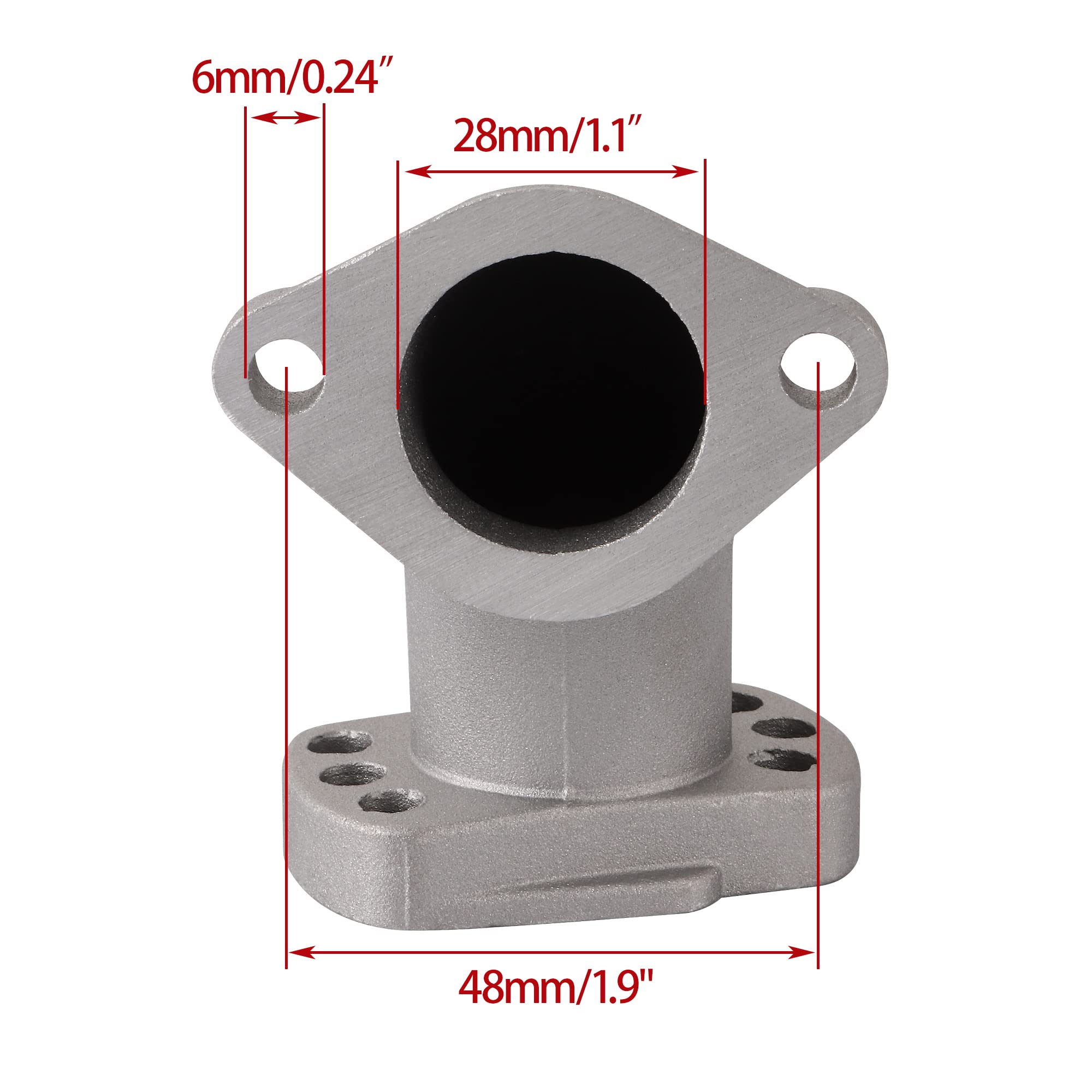 WOOSTAR 28mm Tubo Collettore di Aspirazione Sostituzione per YX GPX 150cc 155cc 160cc Motore Pit Dirt Bike
