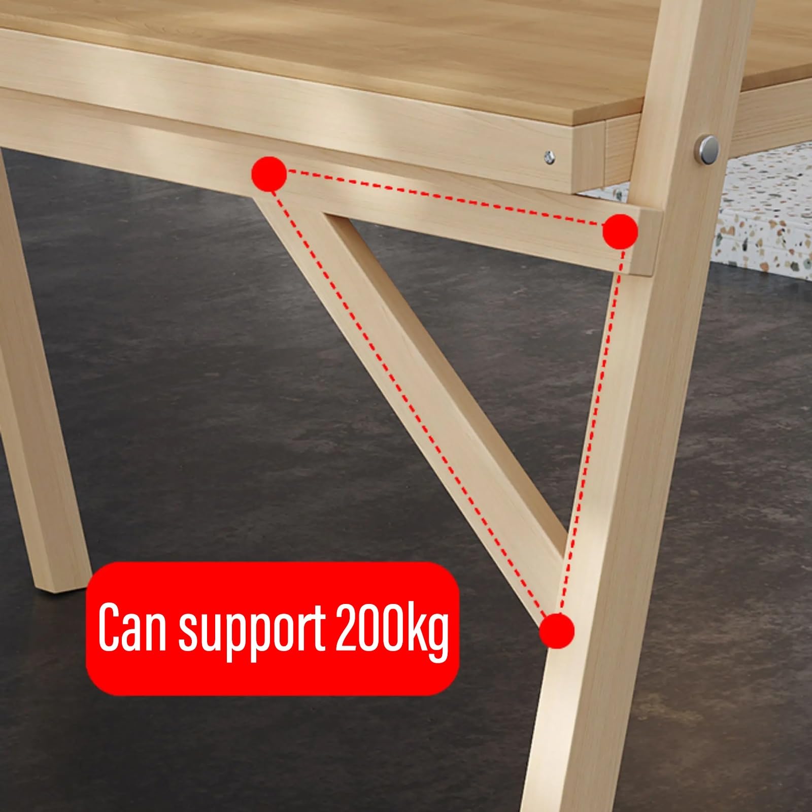 Carrello Portatile per venditori ambulanti, Supporto Mobile per venditori, Telaio in Legno Rinforzato, Facile da Montare, capacità di carico 140 kg, Ruote girevoli a 360°, Carrello da estern