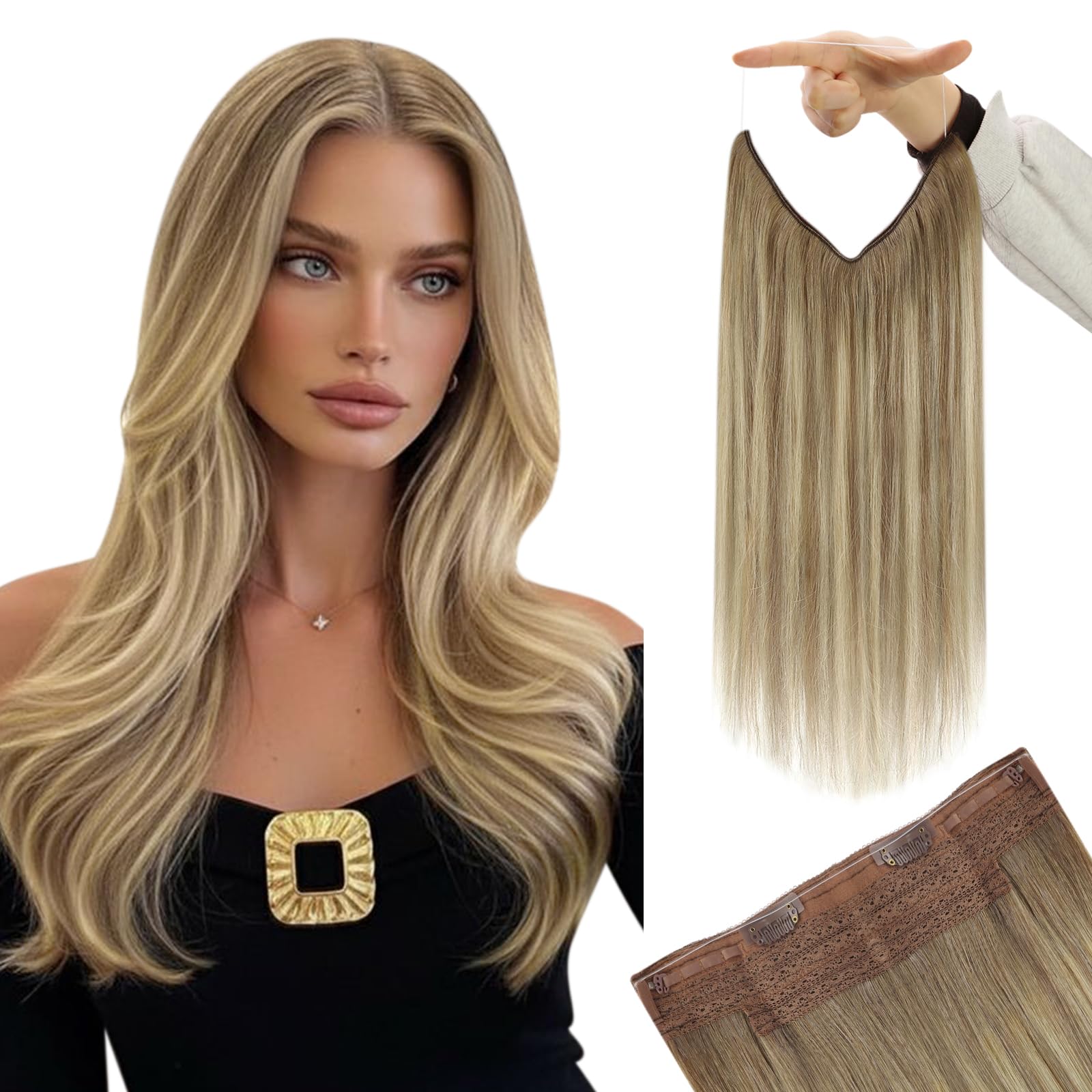 YoungSee 20pcs Blonde Tape in Hair Extensions Human Hair 12Inch 30g Platinum Blonde Tape Hair Extensions Tapes Real Human Hair Short Straight Hair for Women — view 55
