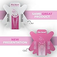 Vista 5 de Mia Secret Discovery Nail Form, 500 unidades, formas de uñas acrílicas, formas de extensión de uñas de gel acrílico/UV, calcomanías guía