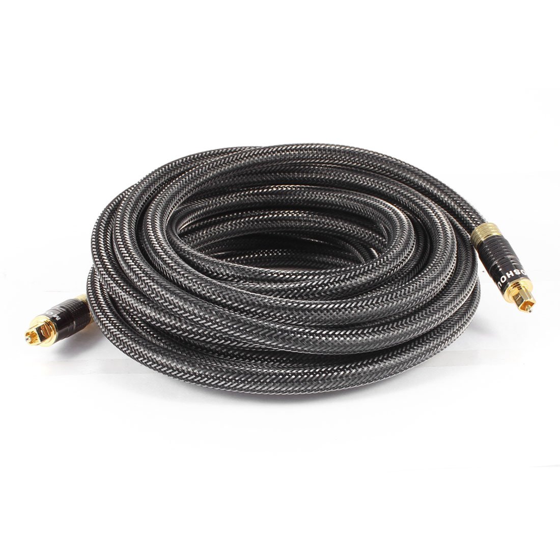 Ruilogod 5m 16ft 9mm OD Homme to masculin SPDIF DVD DVD Fibre optique Digital Câble audio numérique