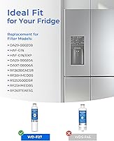 Vista 2 de Waterdrop DA29-00020B Filtro de agua para refrigerador, repuesto para Samsung HAF-CIN/EXP, DA29-00020B-1, RF263BEAESR, RF4287HARS, reduce el cloro