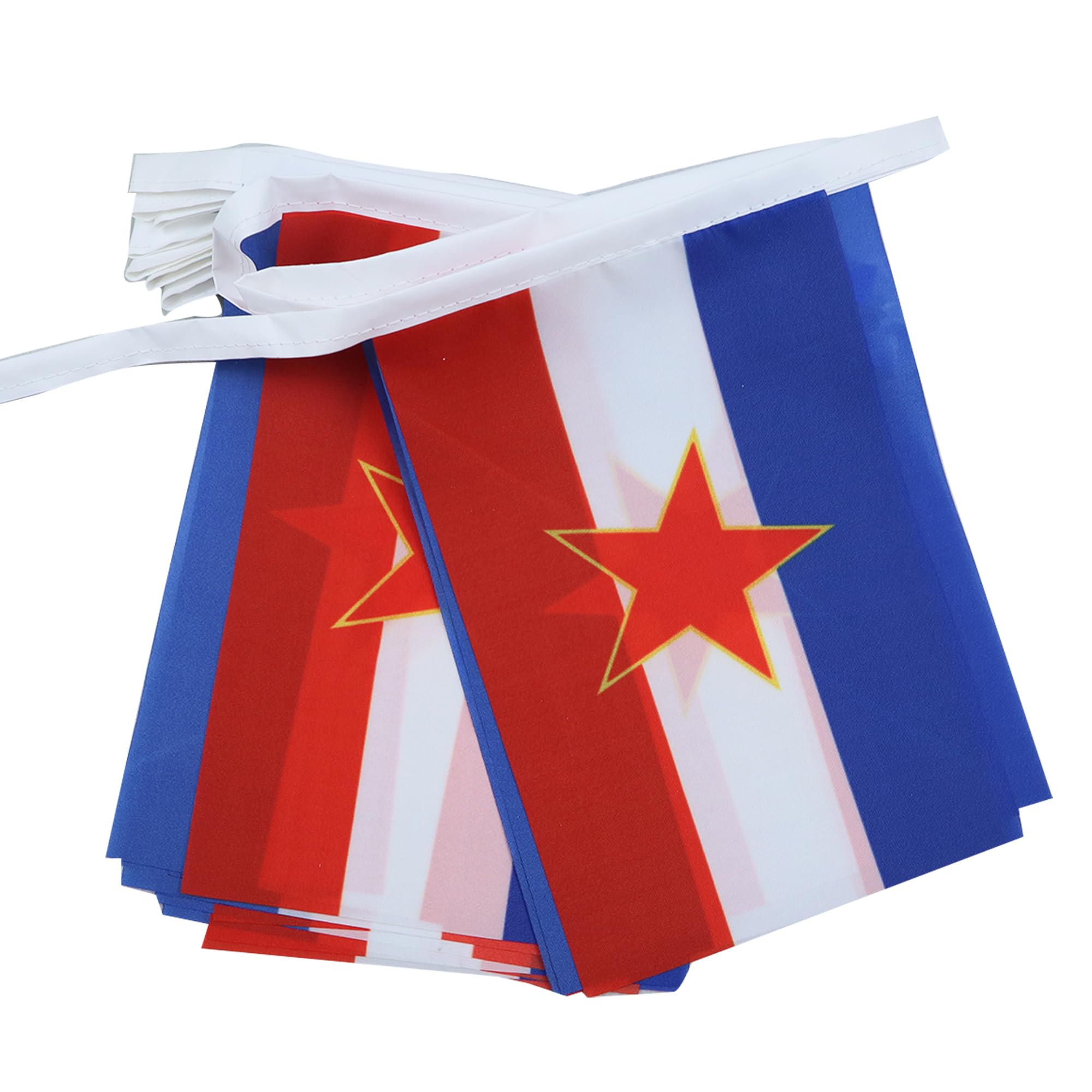 AZ FLAG Guirnalda 6 Metros, 20 Banderas de Ecuador 21x15 cm, Bandera Ecuatoriana 15 x 21 cm - Banderines — view 67
