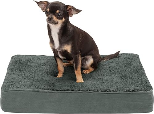 Miniatura 31 de Furhaven Pet – Colchón ortopédico de espuma tradicional para perros y gatos, varios estilos, tamaños y colores