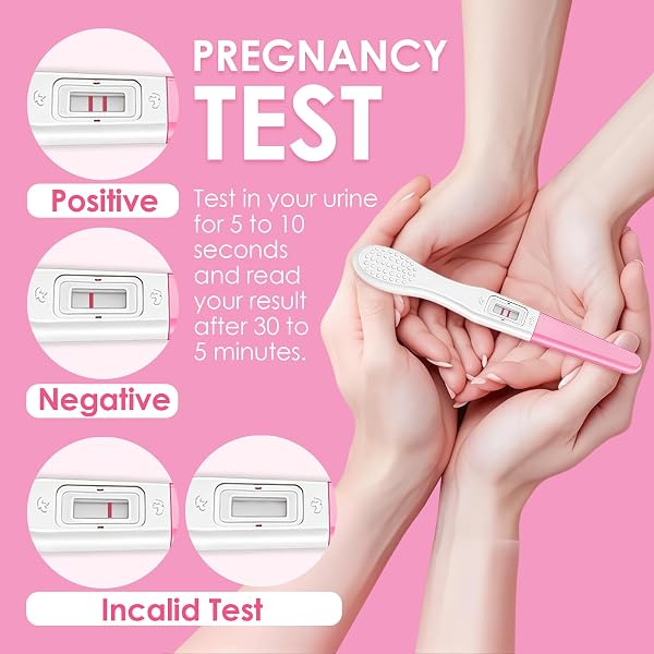 5 X Test Di Gravidanza, Prova Di Gravidanza Precoce, Pregnancy Test, Rilevamento Rapido In 3 Minuti, Risultato Rapido E Preciso, Facile Da Usare, Confezionate Singolarmente - 5