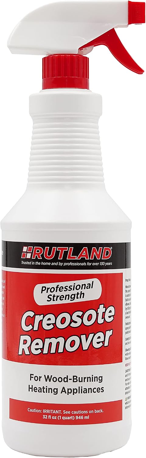 Rutland Products Rutland Liquid Creosote Remover, fl.oz, 32 Fl Oz (Pack of 1), No Color