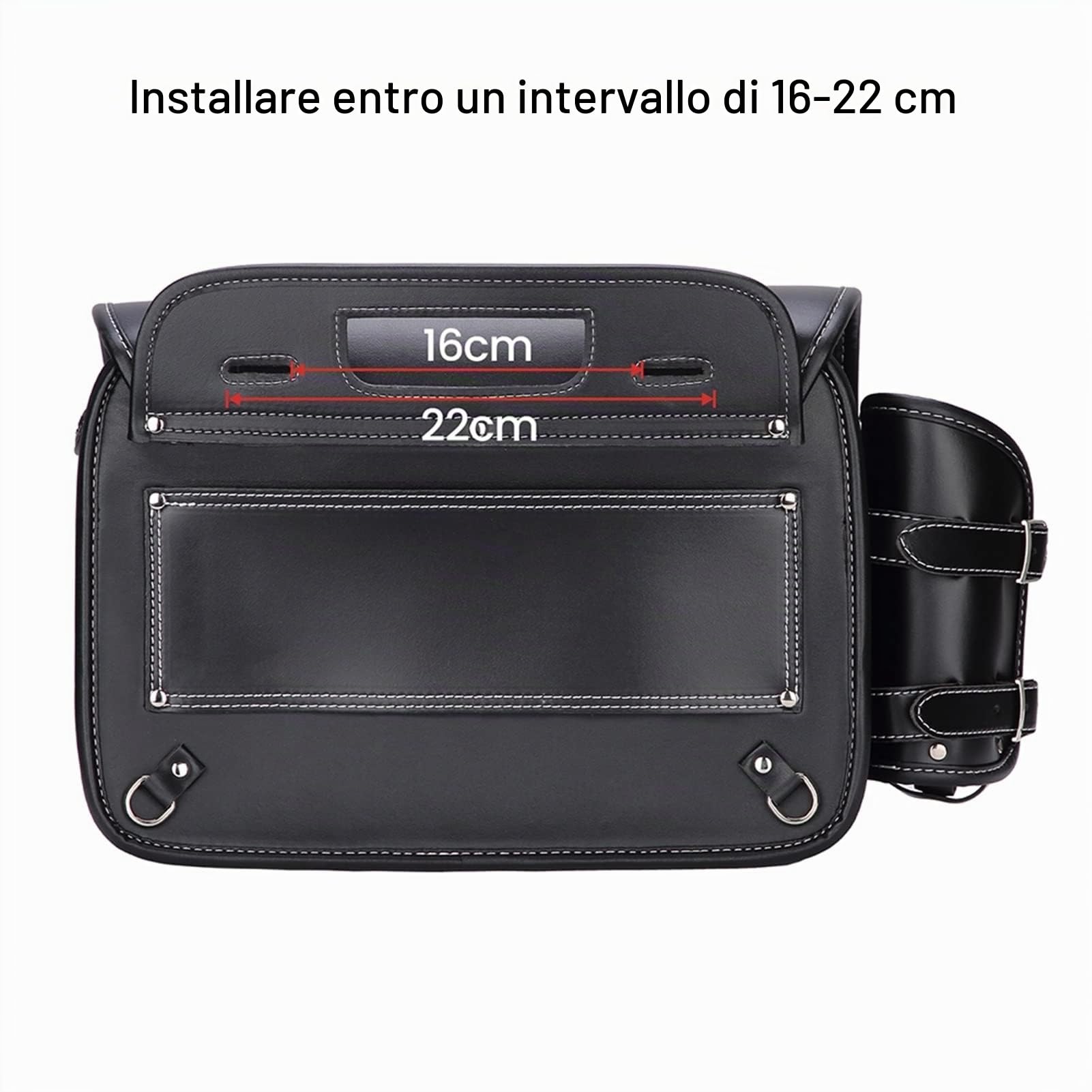 Decorazione Moto Per H&onda Rebel 250 300 500 Rebel 300 Rebel 500 Borsa Moto Impermeabile Borsa Laterale Del Motociclo Di Cuoio DELL'UNITÀ Di Elaborazione Borsa Da Viaggio Custodia Per Il Trasporto (