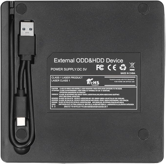 Lectora de DVD externa USB 3.0 portátil AQFNEB miniatura 2