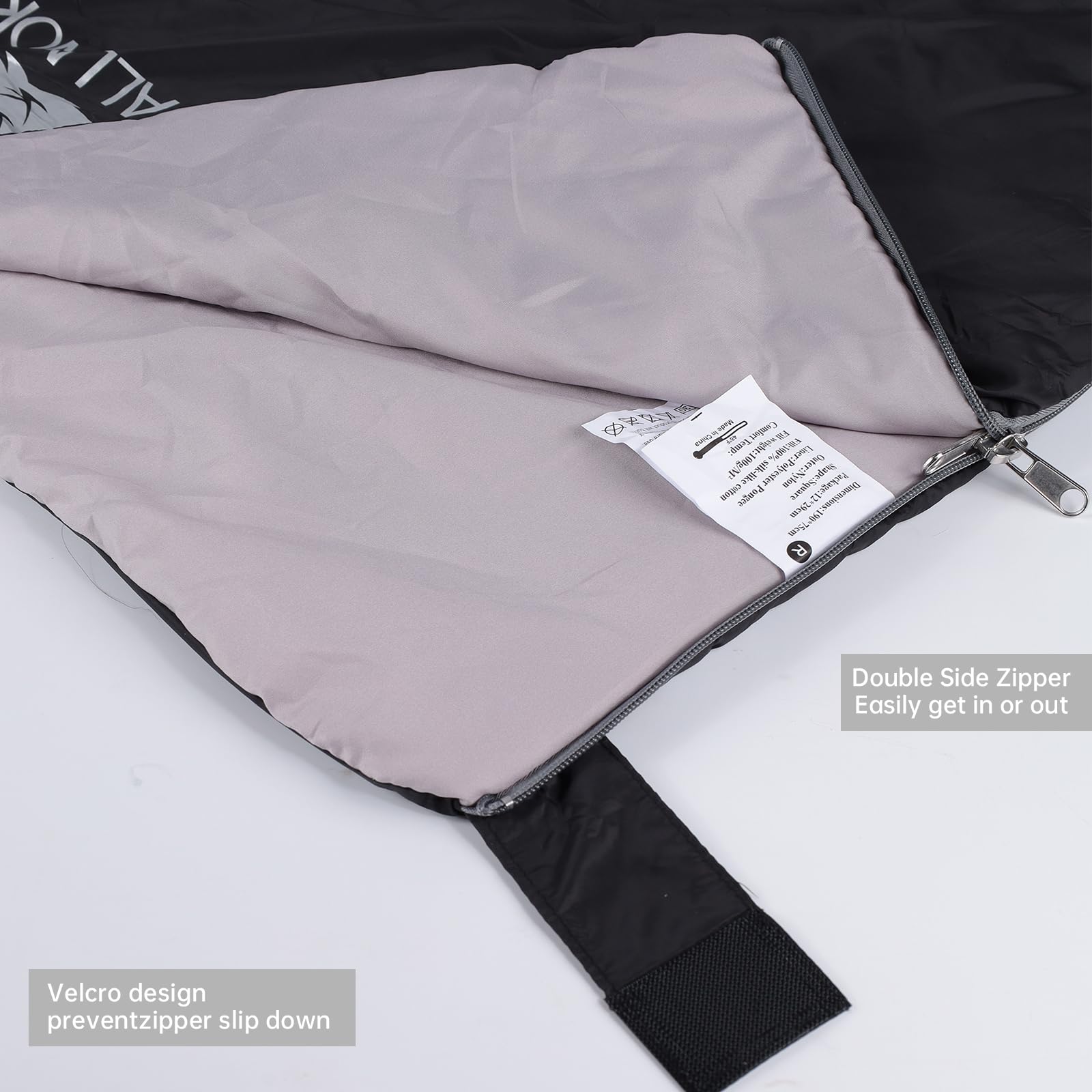 FJALLNOK Ultralight Warm Weather Sleeping Bag, Portable,Waterproof, Compact Lightweight, Comfort with Compression Sack - Image 3