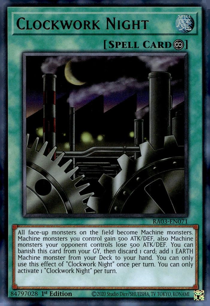 YU-GI-OH! Clockwork Night - RA03-EN071 - Ultra Rare - 1st Edition (1 Count) - Collectible Card - Trading Card Game Singles