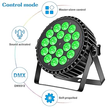 Amazon.com: Par Lights 18LED Stage Lights, U`King RGBW 4in1