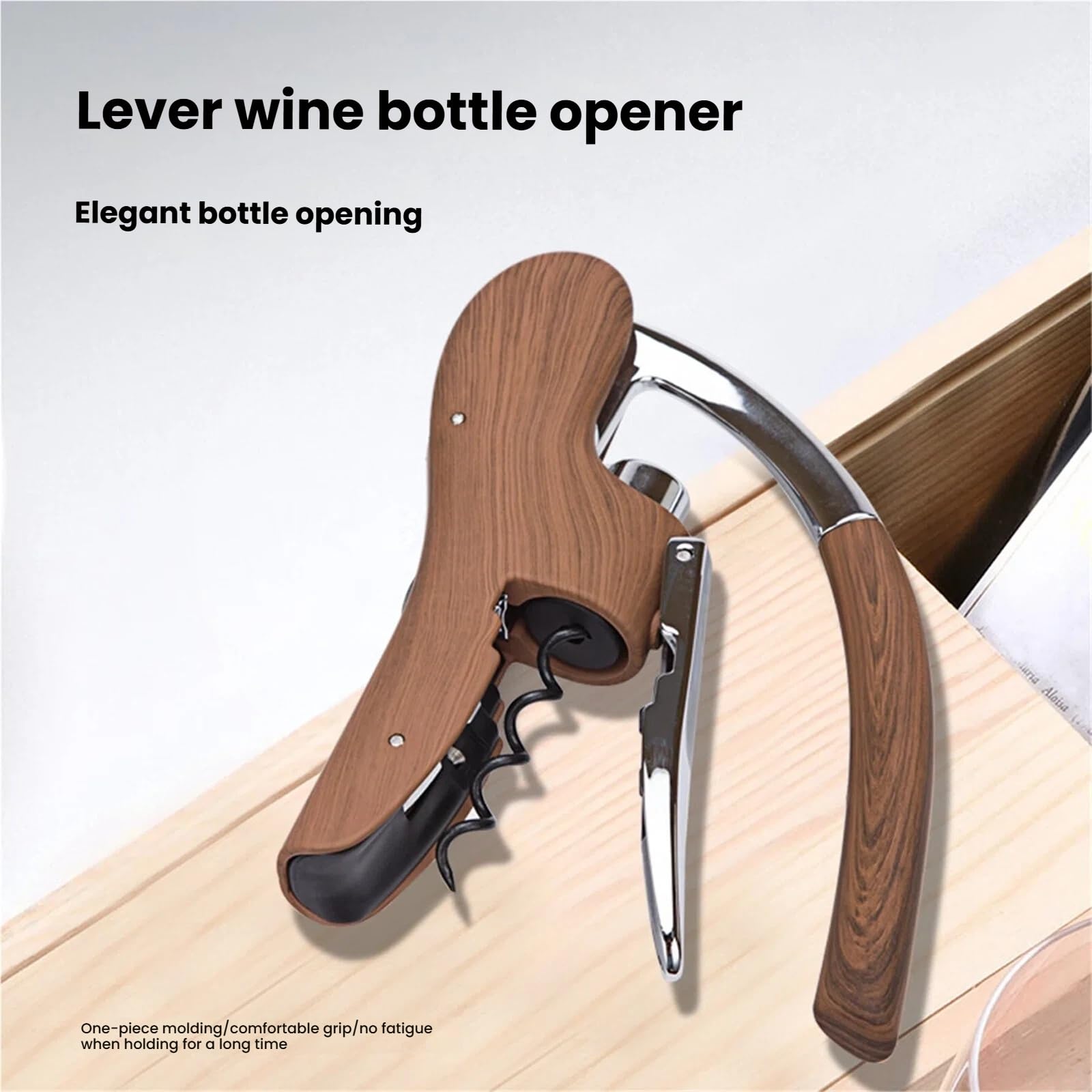 Sacacorchos Abridor De Botellas Vino Portátil con Forma Cabeza Ganso For Fiestas, Hogares Y Restaurantes Herramienta Cocina