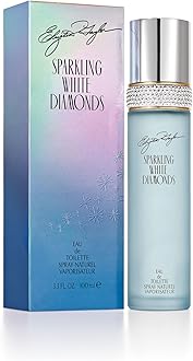 Elizabeth Taylor Women's Perfume, Sparkling White Diamonds, Eau De Toilette EDT Spray, 3.3 Fl Oz