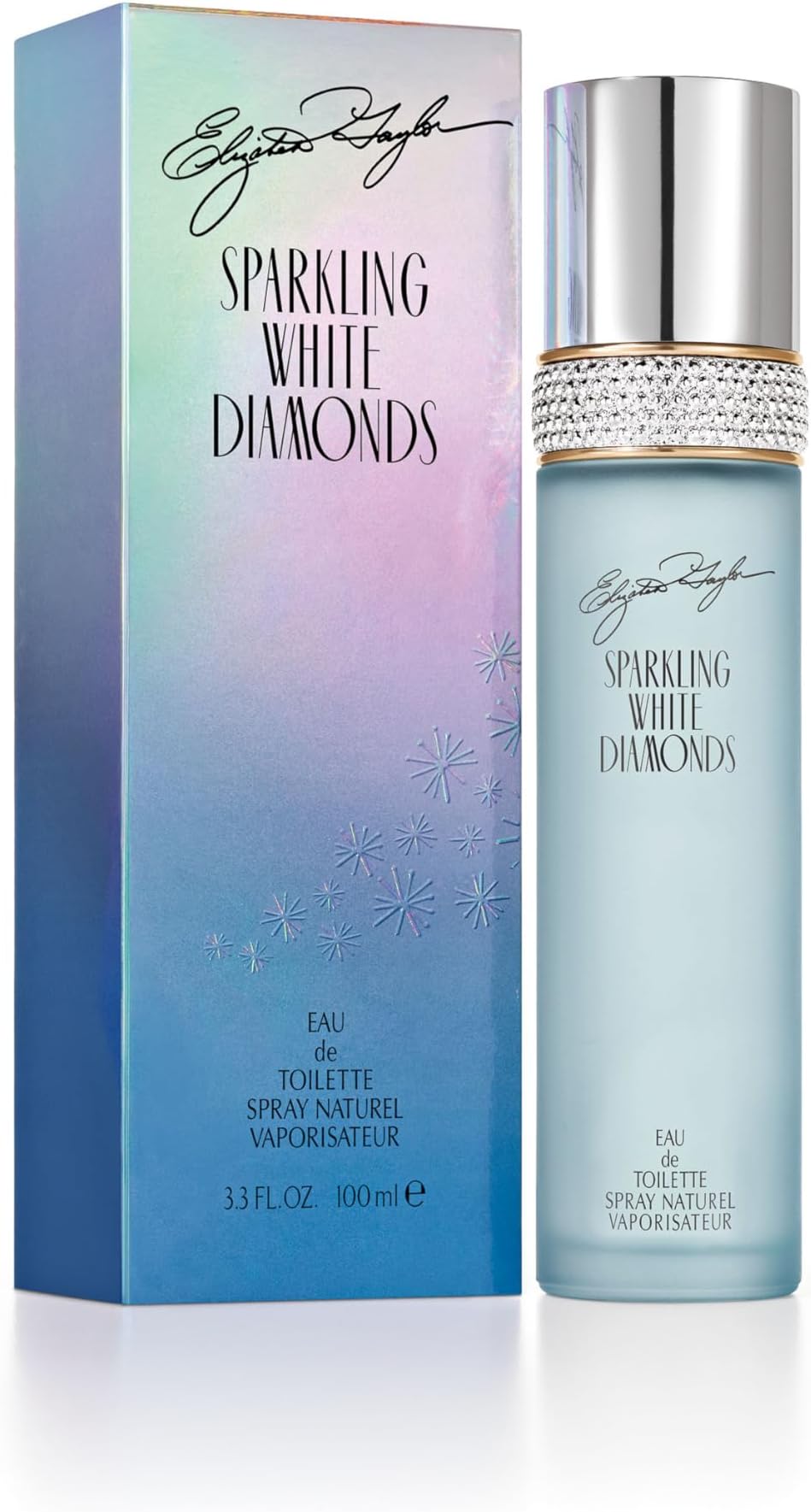 Sparkling White Diamonds Eau de Toilette Spray for Women 3.3 Ounce