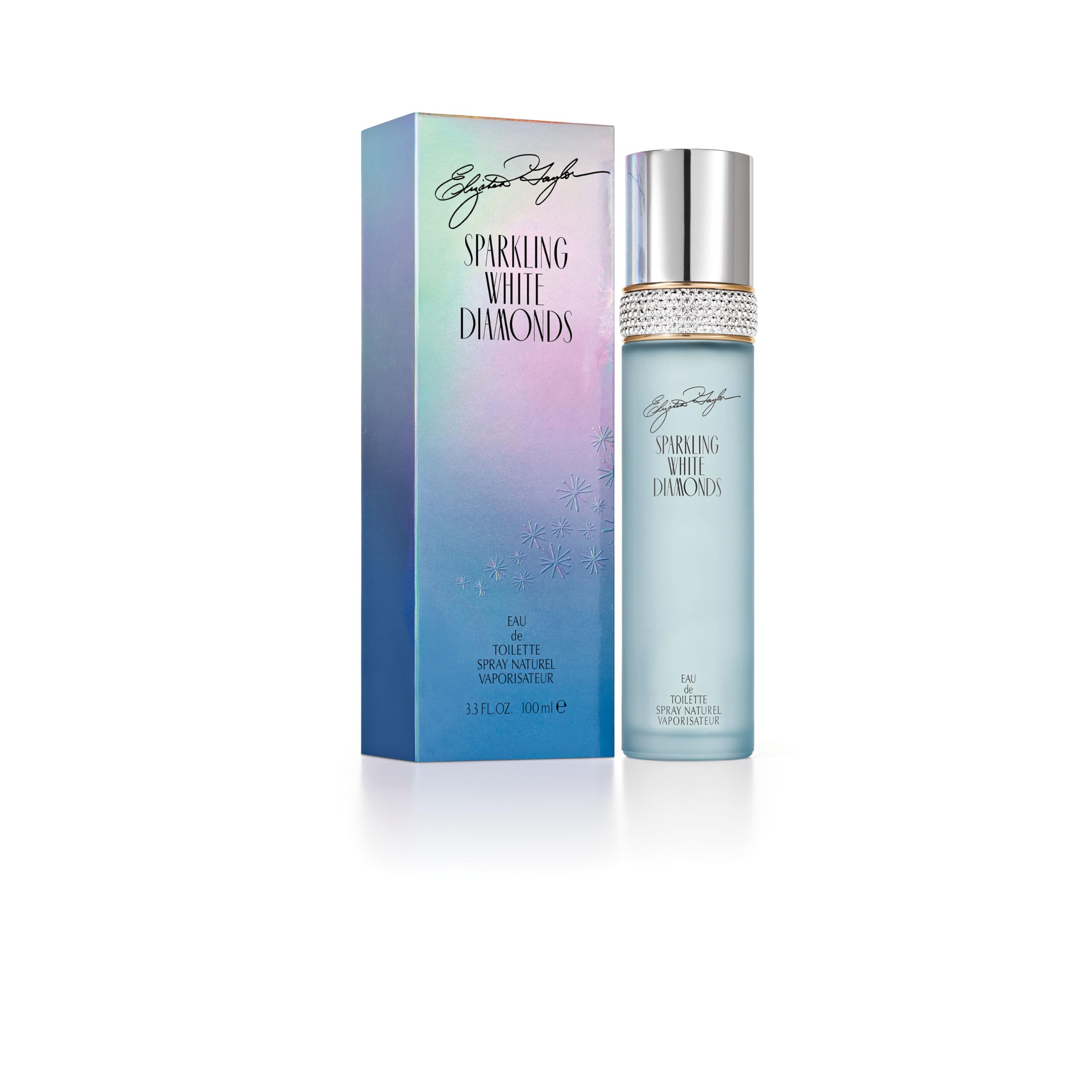 Sparkling White Diamonds Eau de Toilette Spray for Women 3.3 Ounce