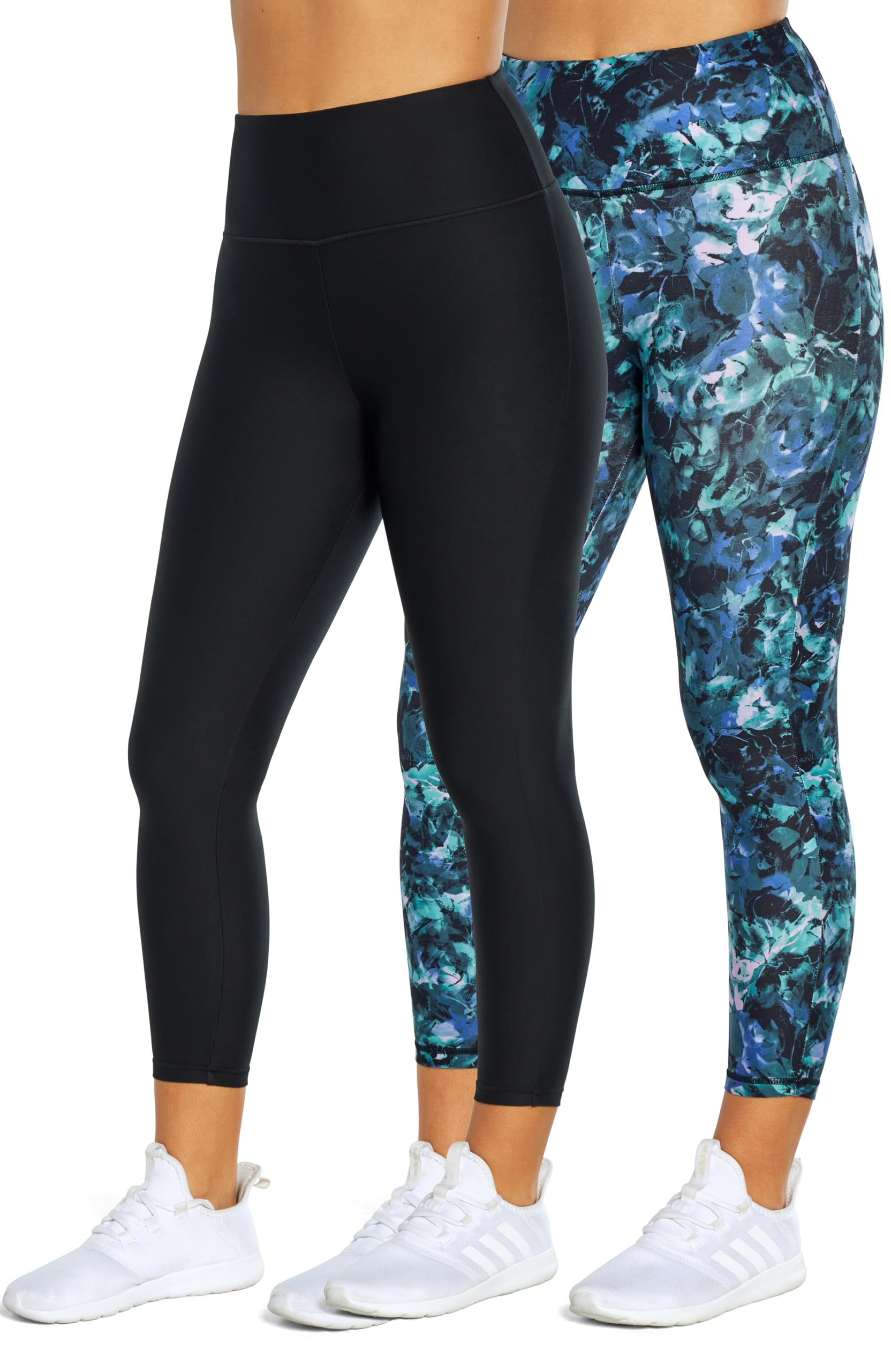 Women's High Rise Capri Legging-2 Pack