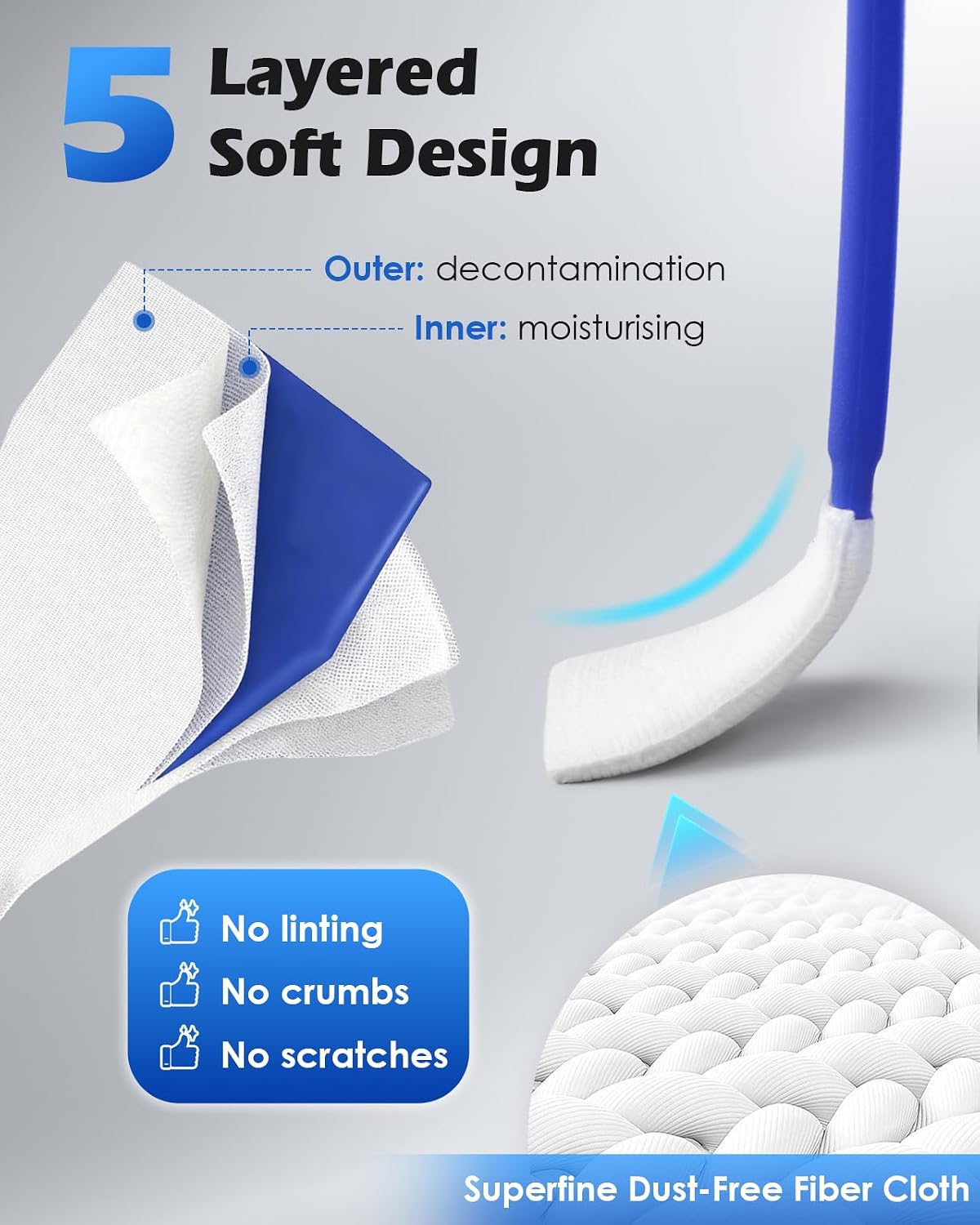 Zacro 24mm Full Frame Sensor Cleaning Swab*8 + 20ml Sensor Cleaner for DSLR SLR Digital Camera CMOS Sensor Cleaning, Compatible with Nikon Sony Canon (Add: 8*Cotton Swabs + 1*Cleaning Cloth)