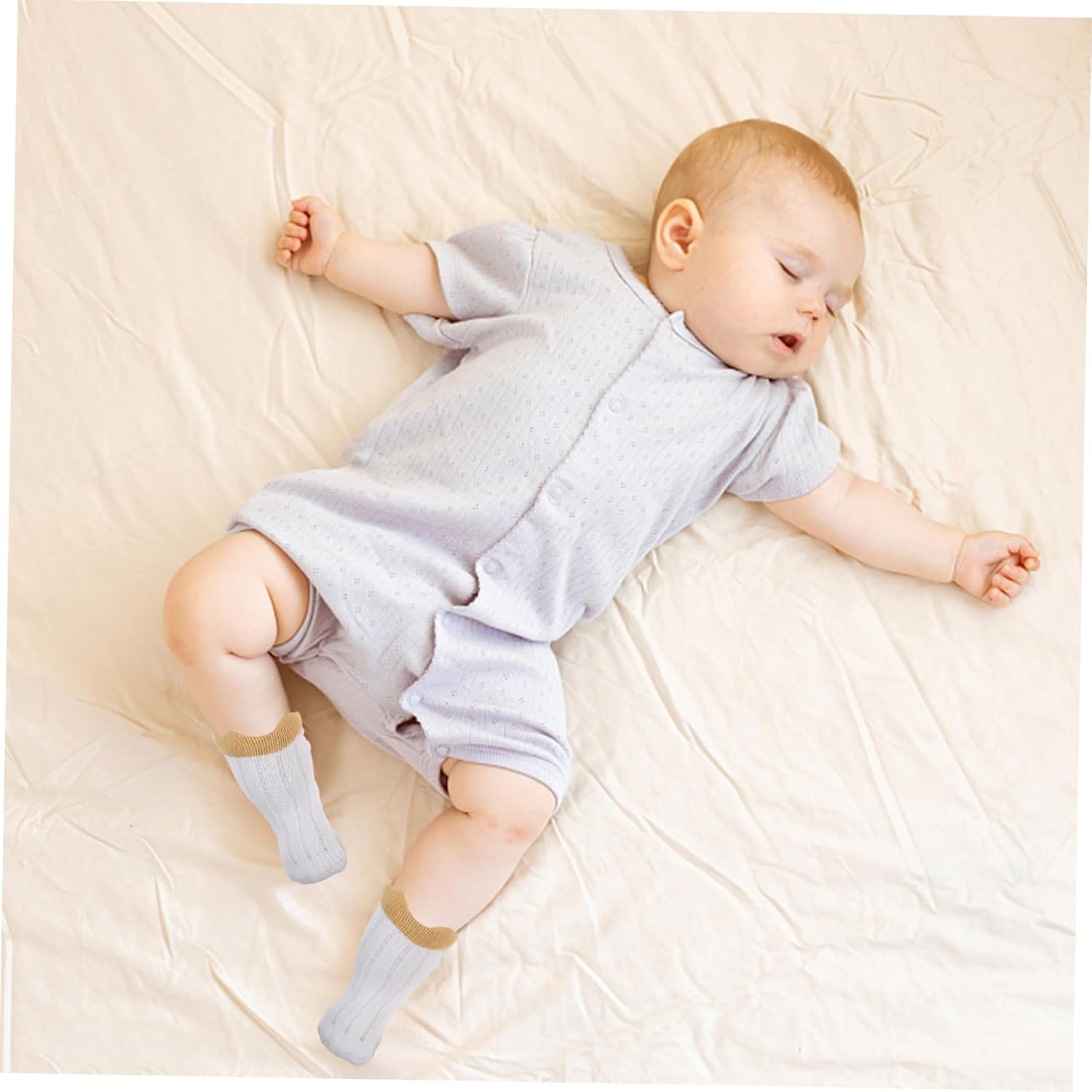 4pairs Boys and Girls Cotton Socks Boy Girl Seamless Ankle Socks Newborn Comfortable and Cute Fit
