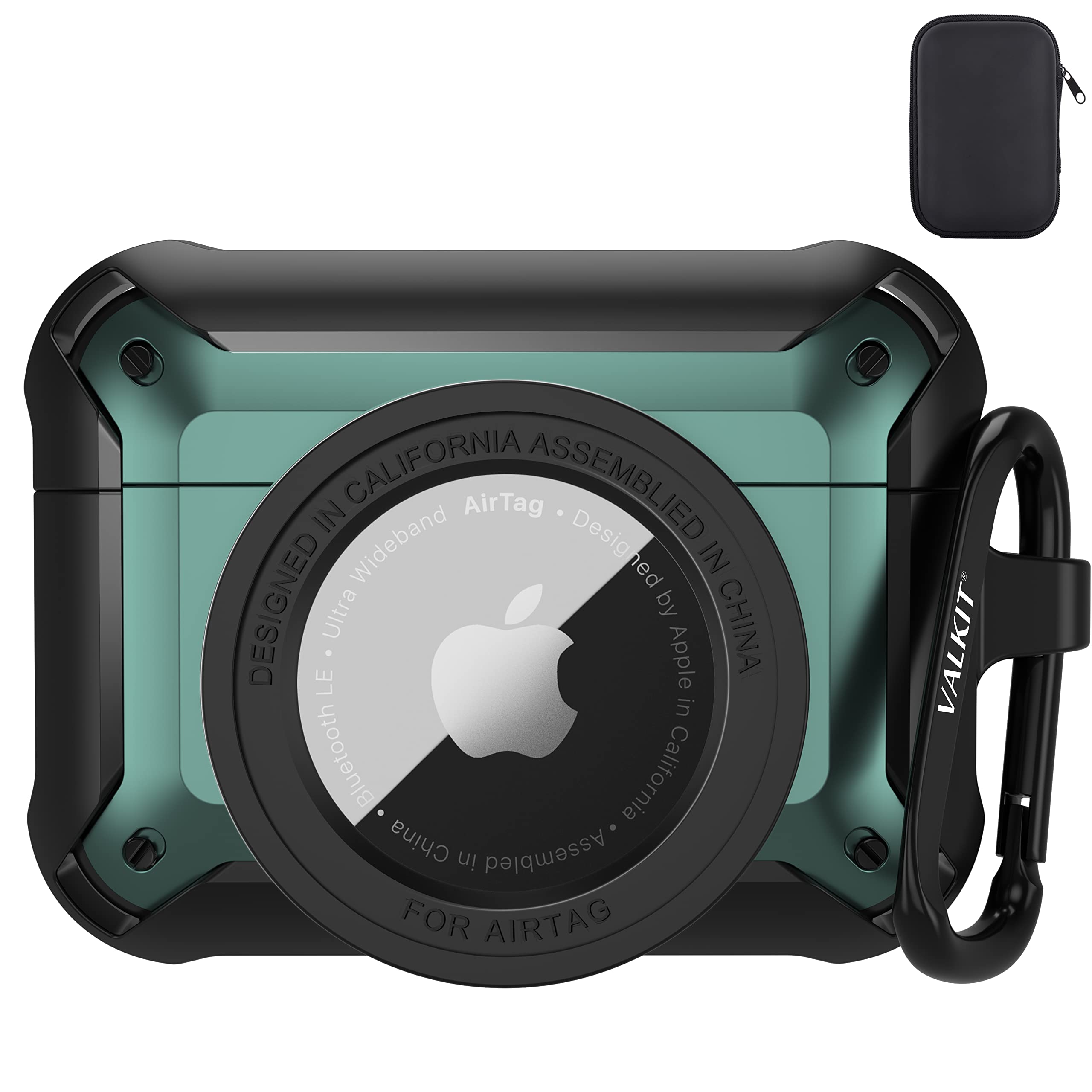 Valkit for Airpods Pro 2/1 Case, 2 in 1 Rugged Protective Cases Shockproof Air Pod Pro Cases for Men Women iPod Airpods Pro 2nd/1st Generation Case,