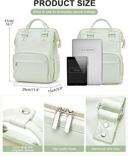 Miniatura 5 de Travel Laptop Backpack for Women Men, Aesthetic Personal Item Size Carry on Backpack, Weekender College Casual Daypack Work Backpack Purse