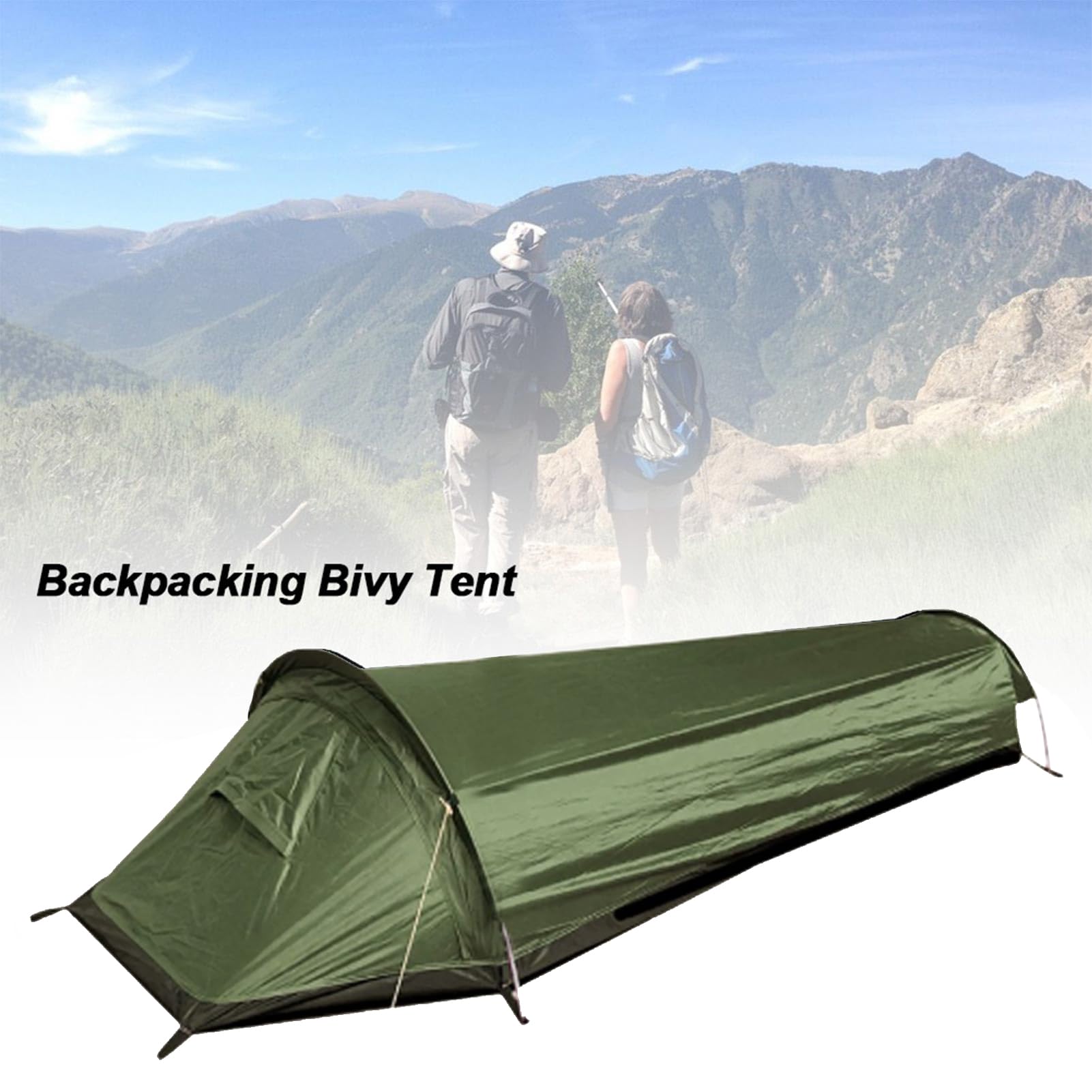 Schlafsack 1-Personen-e für Camping | Wasserdichte Outdoor-Überlebensausrüstung für Camp Wandern Jagd, einfache Einrichtung