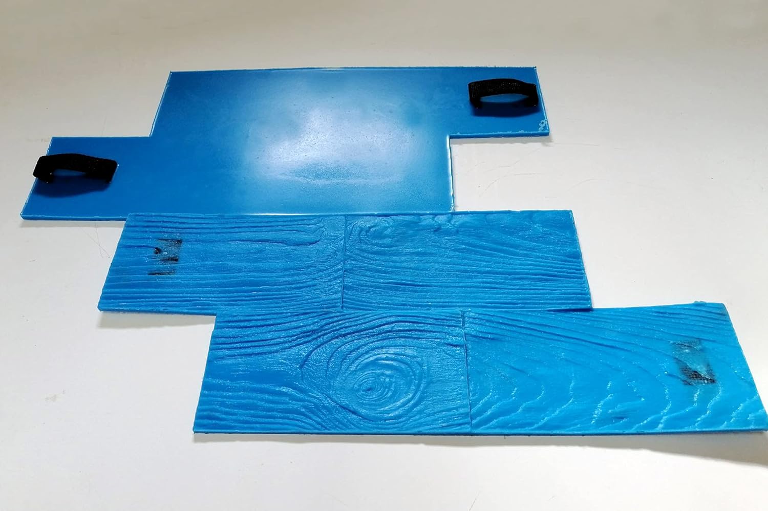 Concrete texture stamp POLYURETHANE mat printing on cement Board WOODEN PLANK