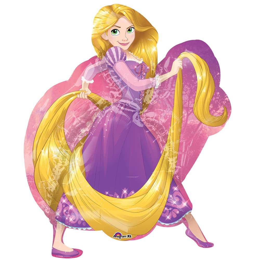 Anagram Disney Princess Rapunzel Super Shape 31Inch Mylar Foil Balloon