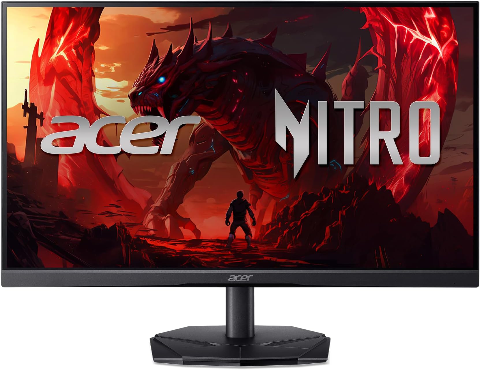 acer Nitro 24.5" Full HD 1920 x 1080 Gaming Monitor | AMD FreeSync | 180Hz Refresh | 1ms (VRB) | 99% sRGB | HDR 10 Support | 1 x Display Port 1.2 & 2 x HDMI 2.0 | KG251Q P3biip