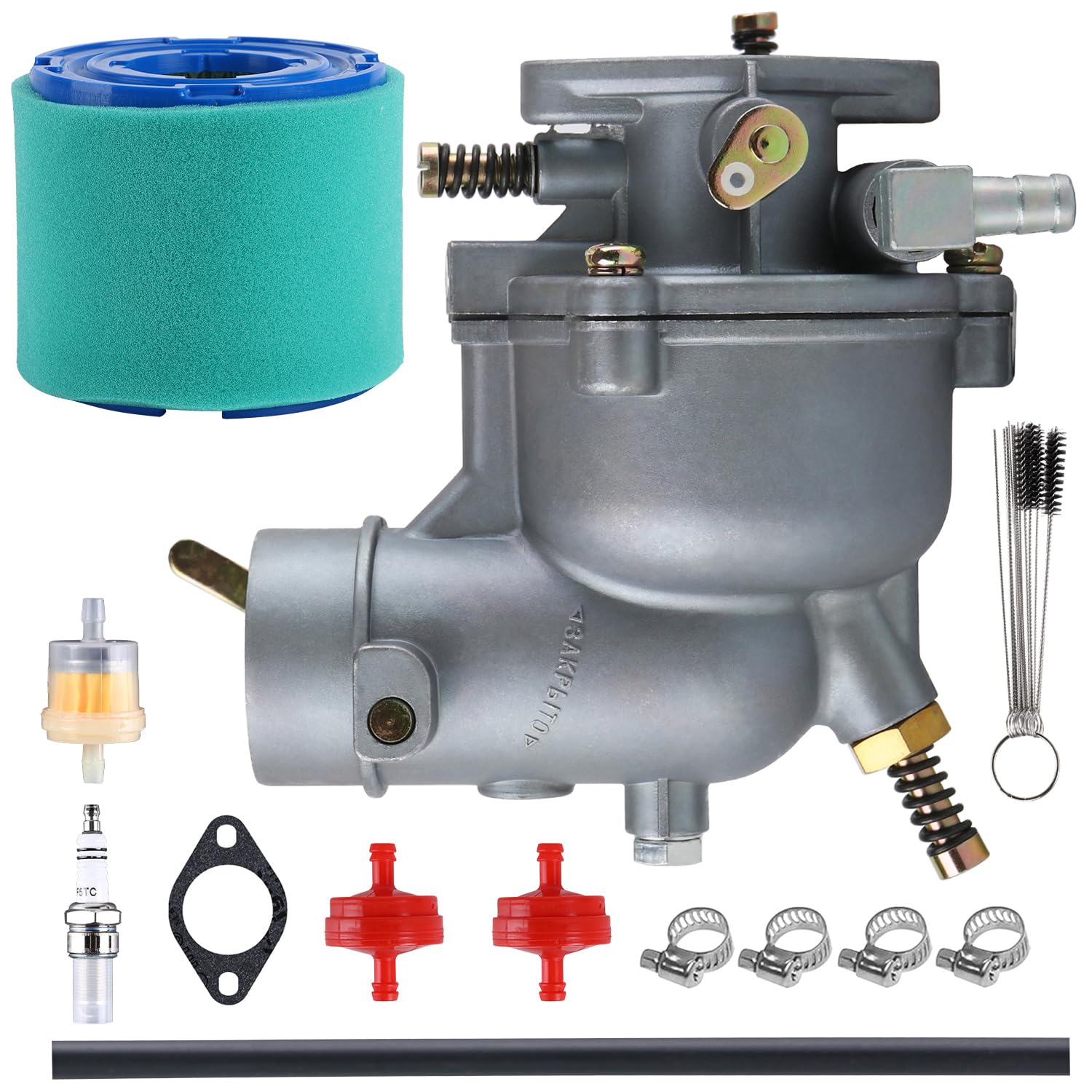 Carburetor Compatible with 390323 394228 398170 194412 190432 190402 195422 190400 170401 7HP 8HP 9HP Horizontal Engines Generator Troybilt Carb with 393957S Air Filter
