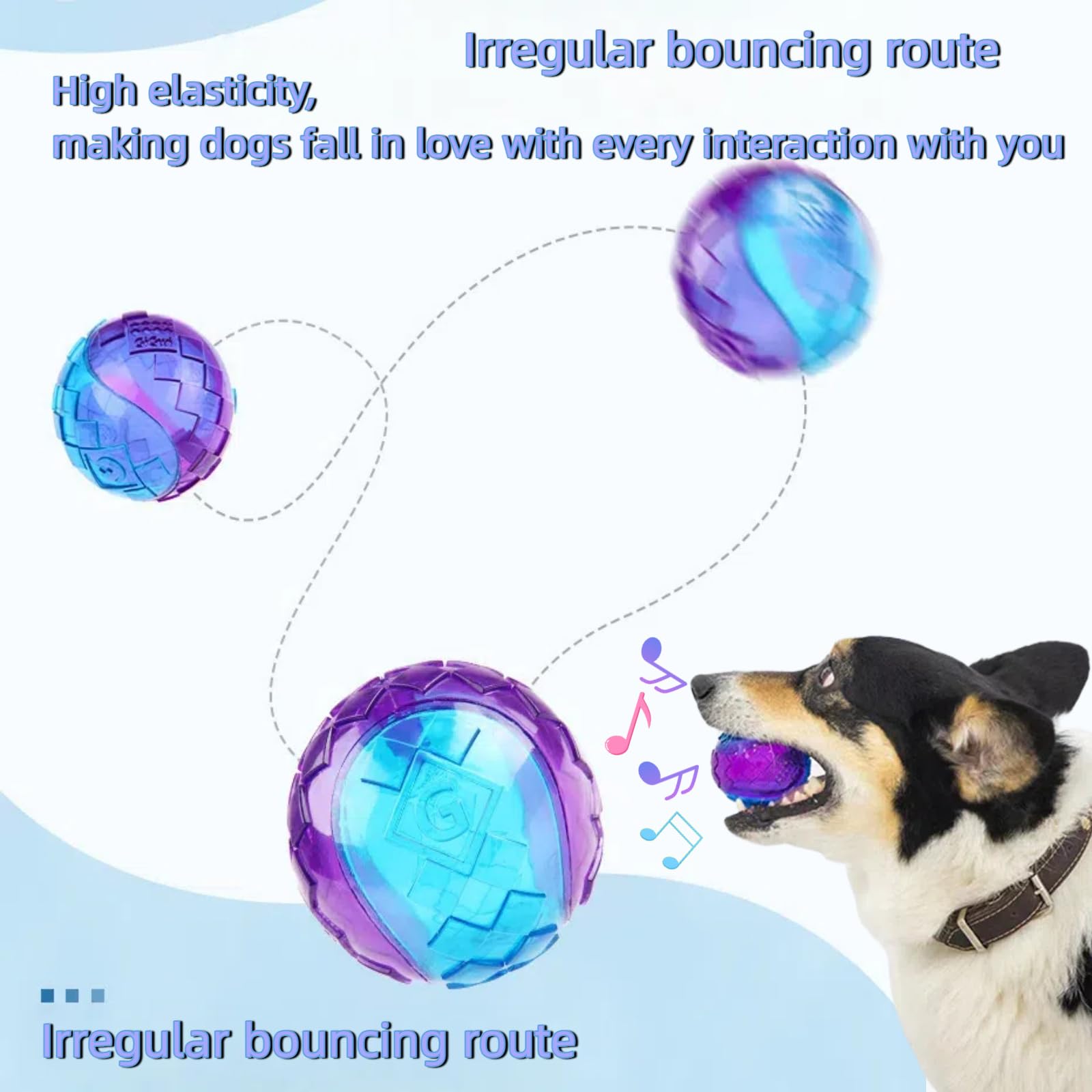 Dog Toy Set, an Indestructible Chew Toy With Bone and Ball Shapes Suitable for Medium/Large Dogs - Image 3