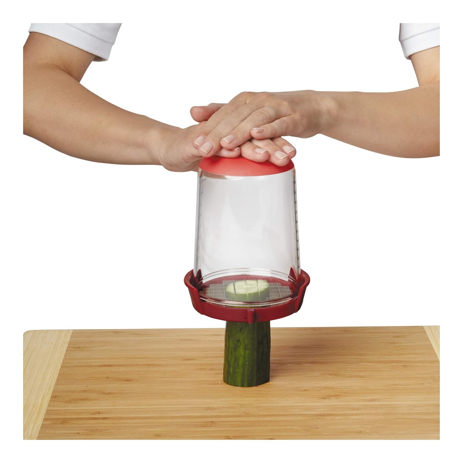 Kuhn Rikon Push Slicer, Red