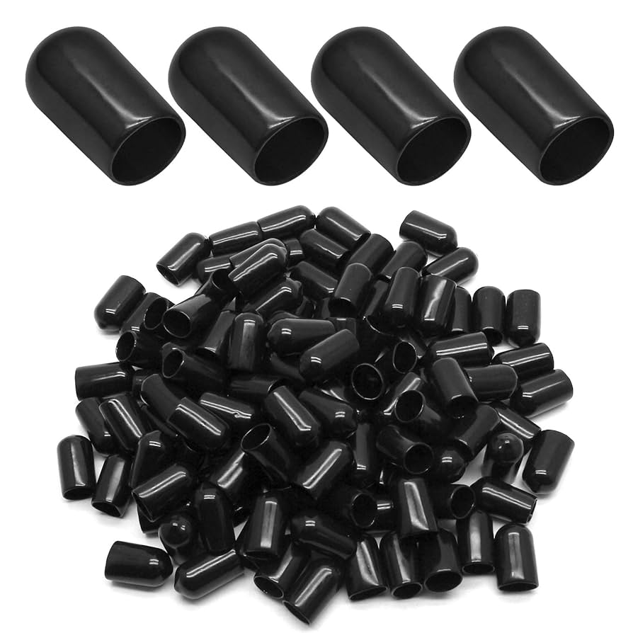 はしごレースキャップ お袖止め黒 同梱ページ Amazon.com: Bonsicoky 120Pcs Round Rubber End Caps 1/2 Inch