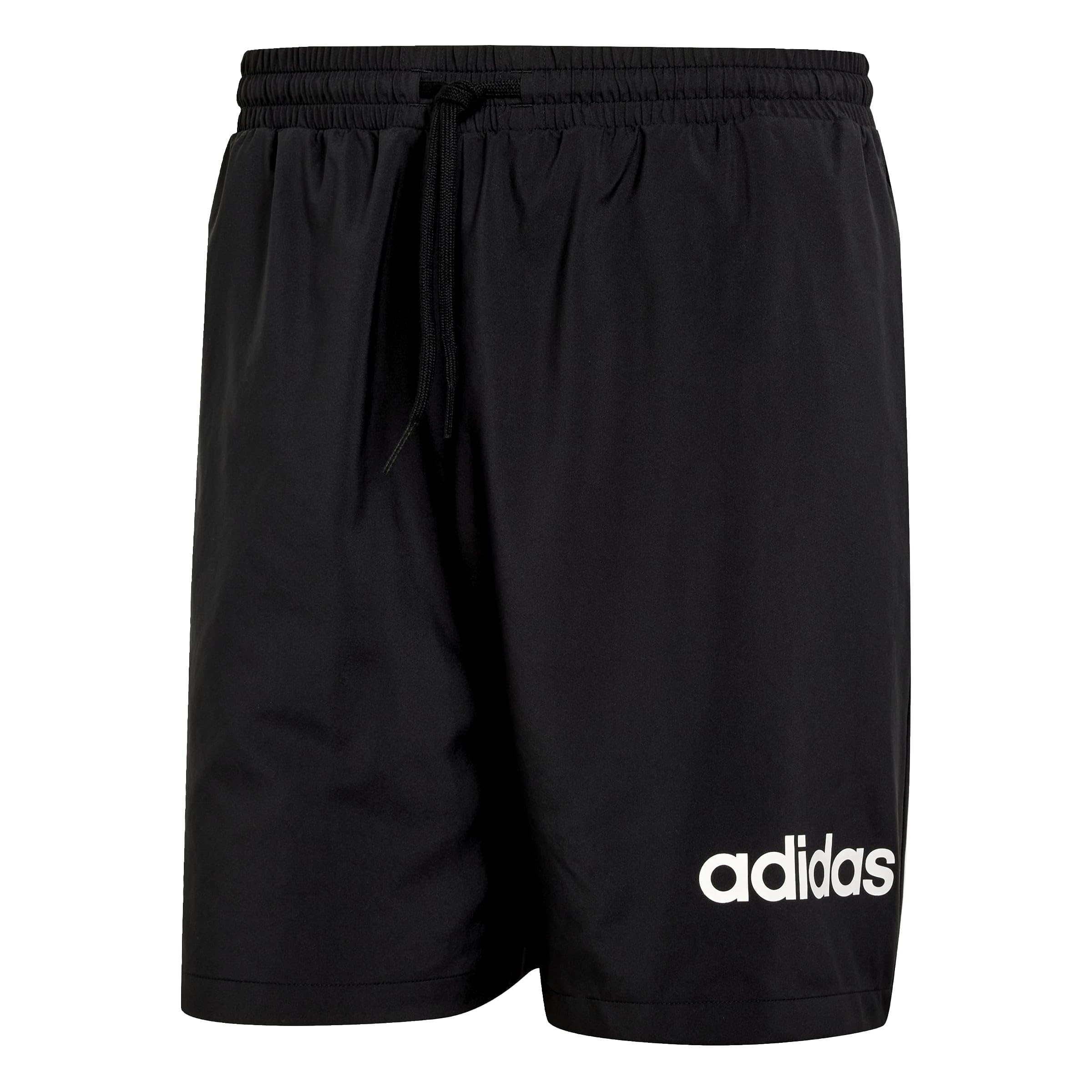 adidas Men's Essentials Linear Chelsea Shorts, Black/White, XL