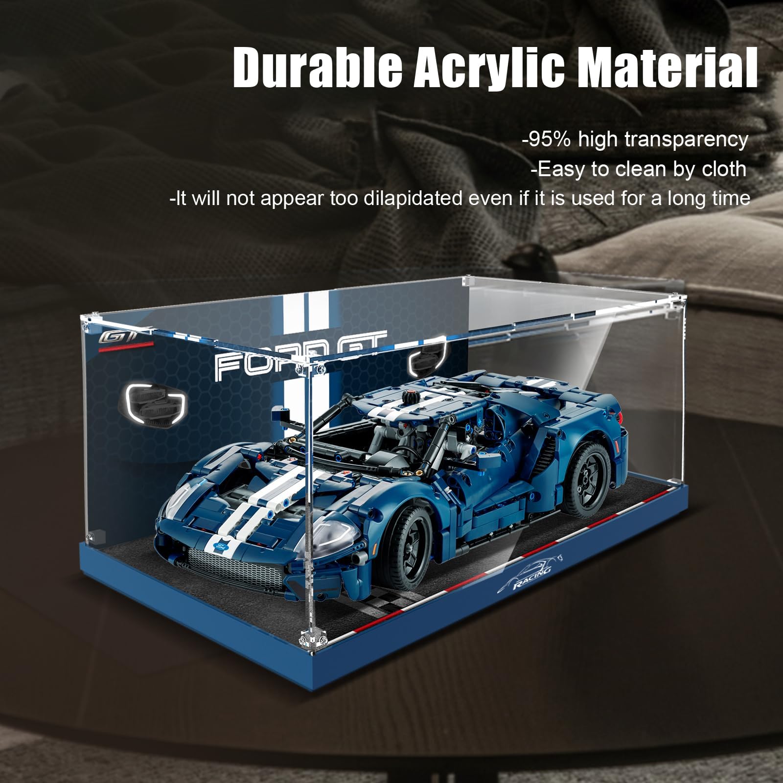 Amazon.com: Acrylic Display Case for Lego Technic 2022 Ford GT