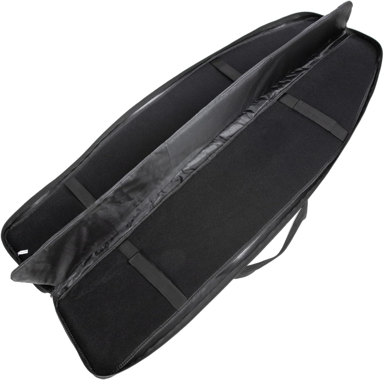 Double Rifle Case, 36 40 44 50Inch Soft Shotgun Case With Multiple Magazine Holder Pouches Accessory Bags.