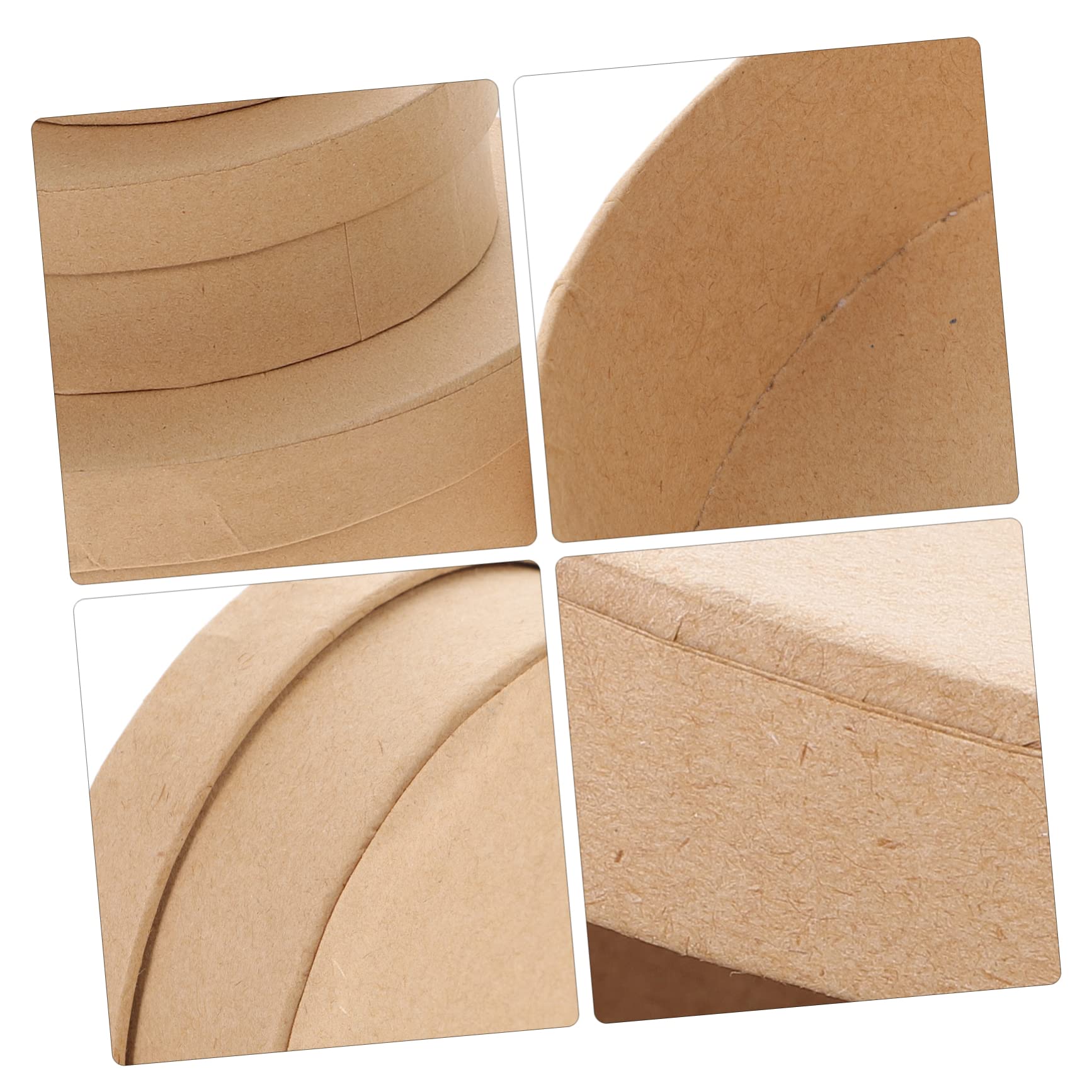 TOPBATHY Scatole Rotonde in Cartone 5 Pezzi Khaki per Biscotti