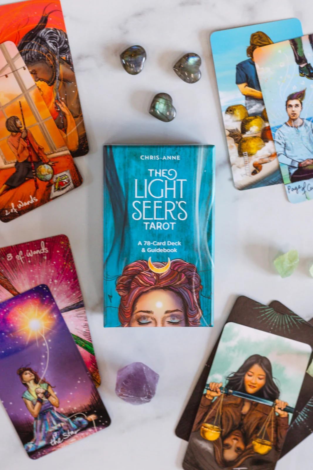 AYME The Light Seer'S Oracle Tarot Cards Deck Traditional Standard Tarot Deck Fortune Telling Game Divination Tools for Adults (Style 16)