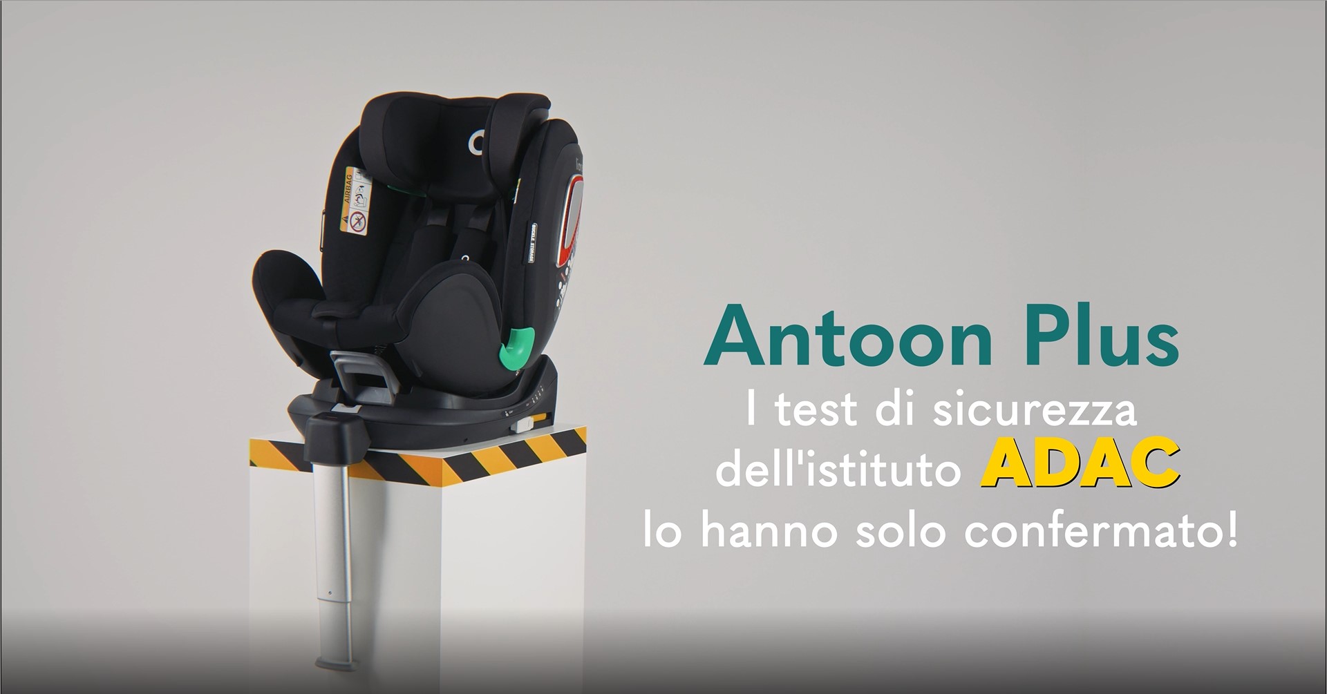 LIONELO Antoon PLUS Seggiolino Auto Girevole 360° - 0-18 Kg I-Size - Testato ADAC - Foto 1